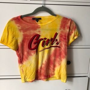 Custom Tie Dye “Girls” T Shirt